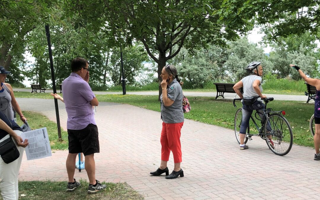 REPORTÉ AU 28 AOÛT: REM de l&rsquo;Est: Passez nous voir au Parc de la Promenade Bellerive.