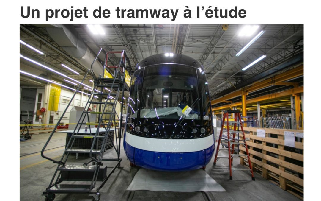 Un projet de tramway à l’étude